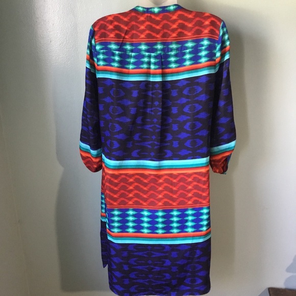 Laundry by Shelli Segal multicolored tunic dress - Picture 2 of 7